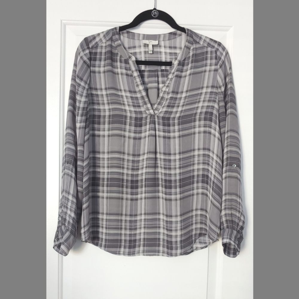 Joie Silk Popover Blouse - Size S